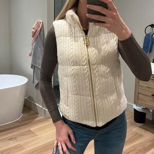Brand new Noize Cable Knit Vest in Cream